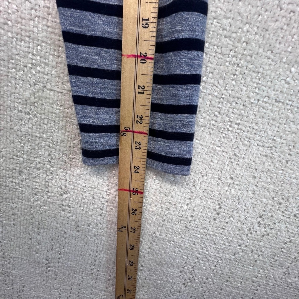 J. Crew Striped T‎ Shirt Dress Womens Medium Blue Gray Casual Knee Length - Picture 6 of 12